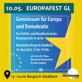 10.April 15.00-19.00 Uhr Gemeinsam für Europa und Demokratie