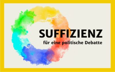 Suffizienz: Die Strategie des Genug – für eine politische Debatte