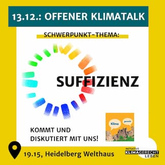 13.Dezember   19.15 Uhr:   offener klimatalk HEIDELBERG