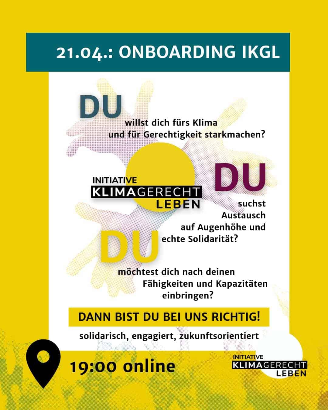 21.04.2026 19:00 Uhr:  Onboarding