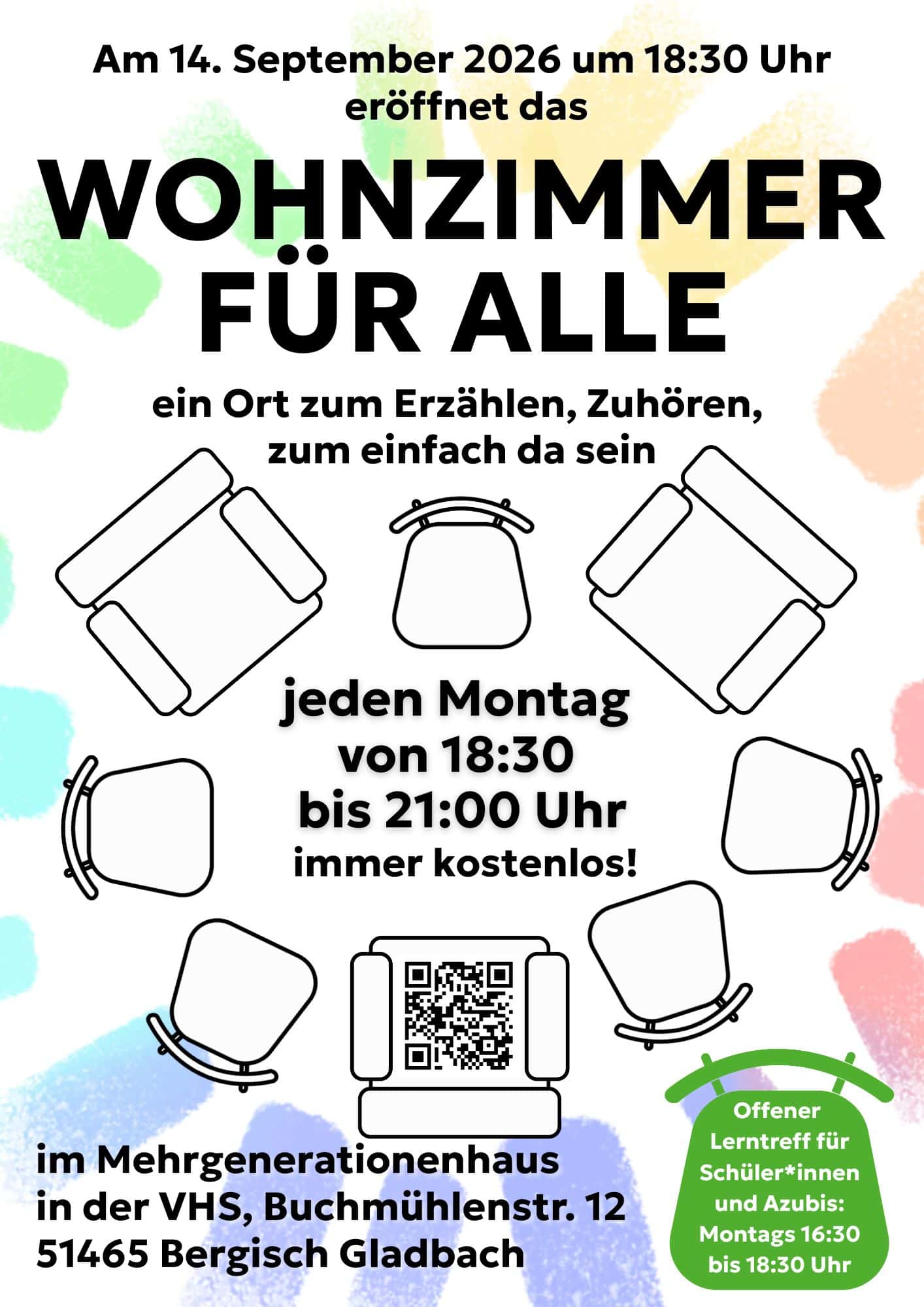 14.09.2026 18.30 Uhr:   Eröffnung Wohnzimmer für alle
